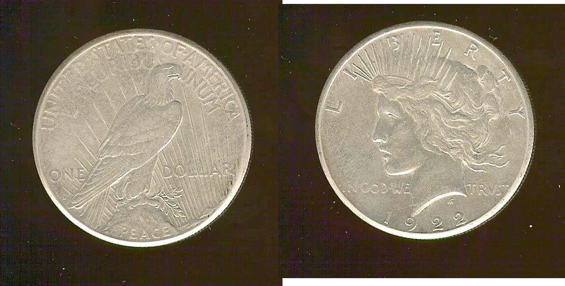 USA $1 1922S aEF